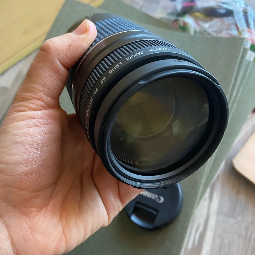 New never used canon ef 75-300mm f/4-5.6 in